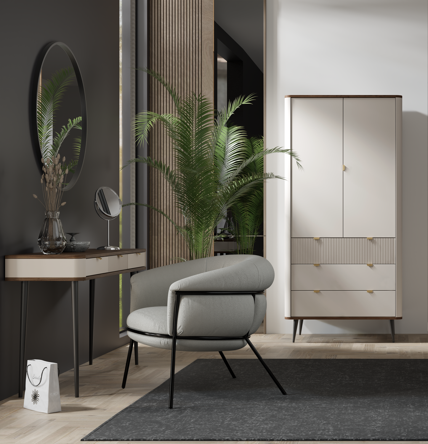 Toaletka DOMANI KASZMIR ORZECH